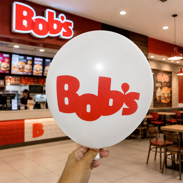 Balões personalizados para PDV, campanhas promocionais e divulgação de marca
